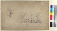 Design for a Stage Set at the Opéra, Paris, Eugène Cicéri (French, Paris 1813–1890 Fontainebleau), Graphite