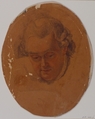 William Henry Cavendish Bentinck, 3rd Duke of Portland, Francesco Bartolozzi (Italian, Florence 1728–1815 Lisbon), Black and red chalk, varnished, on thin laid paper; oval