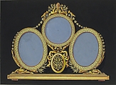 Design from the Workshop of Froment-Meurice, Workshop of Jacques-Charles-François-Marie Froment-Meurice (French, 1864–1948), Gouache and gilt over graphite