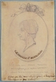 Portrait of L. F. Sezille, Widow of Beaucousin, Anonymous, French, 18th century, Graphite, pen and brown ink