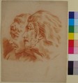 Drawing for "La Colonne Trajane", After François Boucher (French, Paris 1703–1770 Paris), Red chalk