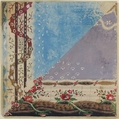 Two Alternate Decorative Designs for Ceiling, Anonymous, French, 19th century, Graphite and gouache