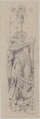 Decorative study of a play, François-Claudius Compte-Calix (French, Lyon 1813–1880 Chazay d&#39;Azergues), Graphite