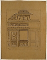 Boiserie from the Hôtel Colbert de Villacerf, Anonymous, French, 19th century, Pen and black ink