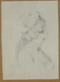 Head and shoulders of a Woman, Baron Dominique Vivant Denon (French, Givry 1747–1825 Paris), Black chalk