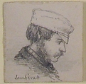 Portrait of Lambinet, Anonymous, French, 19th century, Graphite