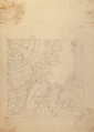 Design for Ceiling, Workshop of Leonardo Marini (Italian, Piedmontese documented ca. 1730–after 1797), Leadpoint or graphite with ruled and compass construction
