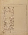 Wall Design, Workshop of Leonardo Marini (Italian, Piedmontese documented ca. 1730–after 1797), Pen and brown ink, over leadpoint or graphite, with ruled and compass construction