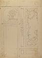 Wall Design, Workshop of Leonardo Marini (Italian, Piedmontese documented ca. 1730–after 1797), Leadpoint or graphite with ruled and compass construction