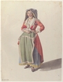 Young Woman Standing in Traditional Neapolitan Dress, Giovanni Battista (