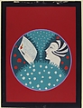"Mes Cordiales Felicitations": Cover Design for "Harper's Bazar", Erté (Romain de Tirtoff) (French (born Russia), St. Petersburg 1892–1990 Paris), Gouache on cardboard