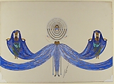"La Mediterranée": Costume Design for "Les Mers," George White's Scandals, New York, 1923, Erté (Romain de Tirtoff) (French (born Russia), St. Petersburg 1892–1990 Paris), Gouache