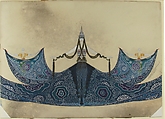 "La Mer Baltique": Costume Design for "Les Mers," George White's Scandals, New York, 1923, Erté (Romain de Tirtoff) (French (born Russia), St. Petersburg 1892–1990 Paris), Gouache.