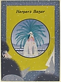 "Harper's Bazar": Cover Design, Erté (Romain de Tirtoff) (French (born Russia), St. Petersburg 1892–1990 Paris), Gouache on cardboard