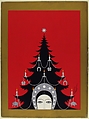 Cover Design for "Harper's Bazar", Erté (Romain de Tirtoff) (French (born Russia), St. Petersburg 1892–1990 Paris), Gouache on cardboard.