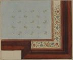 Design for Ceiling, Hôtel Hope, Jules-Edmond-Charles Lachaise (French, died 1897), Gouache, and watercolor