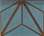 Design for the decoration of a ceiling, Jules-Edmond-Charles Lachaise (French, died 1897), watercolor and gouache over graphite on wove paper
