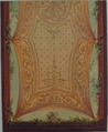 Design for Gallery Ceiling, Hôtel Cottier, Jules-Edmond-Charles Lachaise (French, died 1897), Brush and oil