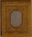 Design for Dining Room Ceiling, Neudeck, Jules-Edmond-Charles Lachaise (French, died 1897), Pen and brown ink, watercolor, gouache, and gilt