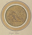 Allegory of Forgetfulness, Giorgio Vasari (Italian, Arezzo 1511–1574 Florence), Pen and brown ink, brush and pale gray wash, over traces of black chalk, on beige paper