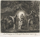 Virgin and St. Joseph Searching for Christ, Joseph François Parrocel  French, Etching