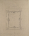 Designs for Ceiling, Charles Monblond (French, 19th century), Graphite
