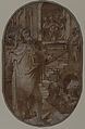 Ecce Homo, Federico Zuccaro (Zuccari) (Italian, Sant&#39;Angelo in Vado 1540/42–1609 Ancona), Pen and brown ink, brush and brown wash, highlighted with white, on beige paper