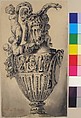 Design for a Ewer, Jean Charles Delafosse (French, Paris 1734–1789 Paris), Pen and black ink and brush and gray wash.