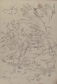 Christ and the Woman of Samaria at the Well, After Luca Cambiaso (Italian, Moneglia 1527–1585 Madrid), Brush and ink