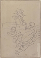 Apotheosis of Saint Mary Magdalen, After Luca Cambiaso (Italian, Moneglia 1527–1585 Madrid), Brush and black ink
