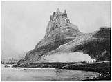 Lindisfarne Castle, Holy Island, Northumberland, Thomas Girtin (British, London 1775–1802 London), Watercolor and bodycolor (gouache)