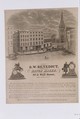 Tradecard of S. W. Benedict, Watchmaker, No. 5 Wall Street, New York, S. W. Benedict American, Etching and engraving