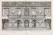 Grand Escalier du Chateau de Versailles dit Escalier des Ambassadeurs, Designed by Charles Le Brun (French, Paris 1619–1690 Paris), Engraving, etching