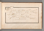 Album with Examples of Calligraphy and Micrography, Anonymous French or Flemish, Pen and black and brown ink.