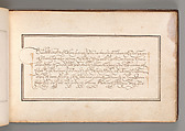 Album with Examples of Calligraphy and Micrography, Anonymous French or Flemish, Pen and black and brown ink.