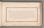 Album with Examples of Calligraphy and Micrography, Anonymous French or Flemish, Pen and black and brown ink.