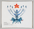 Russia: Rorschach Test, Mikhail Magaril (American, born Russia 1950), Artist's book containing fourteen ink jet prints with hand-coloring bound in a beige cloth binding with monoprint