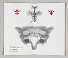 Russia: Rorschach Test, Mikhail Magaril (American, born Russia 1950), Artist's book containing fourteen ink jet prints with hand-coloring bound in a beige cloth binding with monoprint