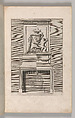 Miscellany of 17th-century Ornament Print Series: Examples of Antique Chimneypieces, Cabinets, Gueridons, Tables and Mirrors, in addition to Italian Church Facades, by illustrious architects, or a sequel to S. Bosboom, Jan Barend Elwe (Dutch, active Amsterdam, 1777–1815), Etching and engraving