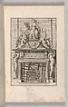 Miscellany of 17th-century Ornament Print Series: Examples of Antique Chimneypieces, Cabinets, Gueridons, Tables and Mirrors, in addition to Italian Church Facades, by illustrious architects, or a sequel to S. Bosboom, Jan Barend Elwe (Dutch, active Amsterdam, 1777–1815), Etching and engraving