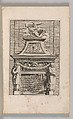 Miscellany of 17th-century Ornament Print Series: Examples of Antique Chimneypieces, Cabinets, Gueridons, Tables and Mirrors, in addition to Italian Church Facades, by illustrious architects, or a sequel to S. Bosboom, Jan Barend Elwe (Dutch, active Amsterdam, 1777–1815), Etching and engraving
