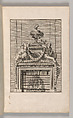 Miscellany of 17th-century Ornament Print Series: Examples of Antique Chimneypieces, Cabinets, Gueridons, Tables and Mirrors, in addition to Italian Church Facades, by illustrious architects, or a sequel to S. Bosboom, Jan Barend Elwe (Dutch, active Amsterdam, 1777–1815), Etching and engraving