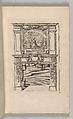 Miscellany of 17th-century Ornament Print Series: Examples of Antique Chimneypieces, Cabinets, Gueridons, Tables and Mirrors, in addition to Italian Church Facades, by illustrious architects, or a sequel to S. Bosboom, Jan Barend Elwe (Dutch, active Amsterdam, 1777–1815), Etching and engraving