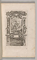 Miscellany of 17th-century Ornament Print Series: Examples of Antique Chimneypieces, Cabinets, Gueridons, Tables and Mirrors, in addition to Italian Church Facades, by illustrious architects, or a sequel to S. Bosboom, Jan Barend Elwe (Dutch, active Amsterdam, 1777–1815), Etching and engraving