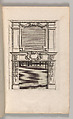 Miscellany of 17th-century Ornament Print Series: Examples of Antique Chimneypieces, Cabinets, Gueridons, Tables and Mirrors, in addition to Italian Church Facades, by illustrious architects, or a sequel to S. Bosboom, Jan Barend Elwe (Dutch, active Amsterdam, 1777–1815), Etching and engraving