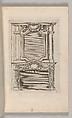 Miscellany of 17th-century Ornament Print Series: Examples of Antique Chimneypieces, Cabinets, Gueridons, Tables and Mirrors, in addition to Italian Church Facades, by illustrious architects, or a sequel to S. Bosboom, Jan Barend Elwe (Dutch, active Amsterdam, 1777–1815), Etching and engraving
