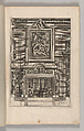 Miscellany of 17th-century Ornament Print Series: Examples of Antique Chimneypieces, Cabinets, Gueridons, Tables and Mirrors, in addition to Italian Church Facades, by illustrious architects, or a sequel to S. Bosboom, Jan Barend Elwe (Dutch, active Amsterdam, 1777–1815), Etching and engraving