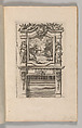Miscellany of 17th-century Ornament Print Series: Examples of Antique Chimneypieces, Cabinets, Gueridons, Tables and Mirrors, in addition to Italian Church Facades, by illustrious architects, or a sequel to S. Bosboom, Jan Barend Elwe (Dutch, active Amsterdam, 1777–1815), Etching and engraving