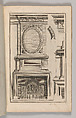 Miscellany of 17th-century Ornament Print Series: Examples of Antique Chimneypieces, Cabinets, Gueridons, Tables and Mirrors, in addition to Italian Church Facades, by illustrious architects, or a sequel to S. Bosboom, Jan Barend Elwe (Dutch, active Amsterdam, 1777–1815), Etching and engraving