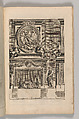 Miscellany of 17th-century Ornament Print Series: Examples of Antique Chimneypieces, Cabinets, Gueridons, Tables and Mirrors, in addition to Italian Church Facades, by illustrious architects, or a sequel to S. Bosboom, Jan Barend Elwe (Dutch, active Amsterdam, 1777–1815), Etching and engraving